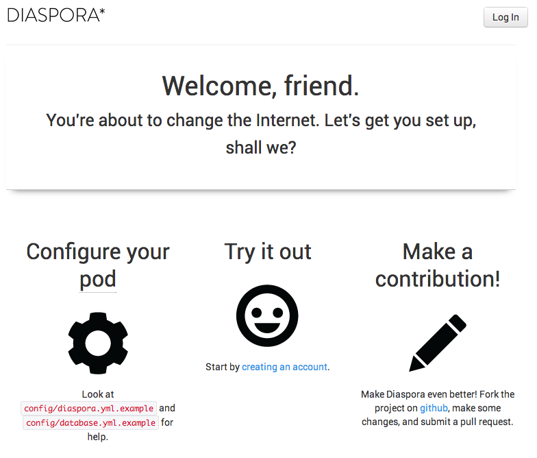 Diaspora Screen Shot