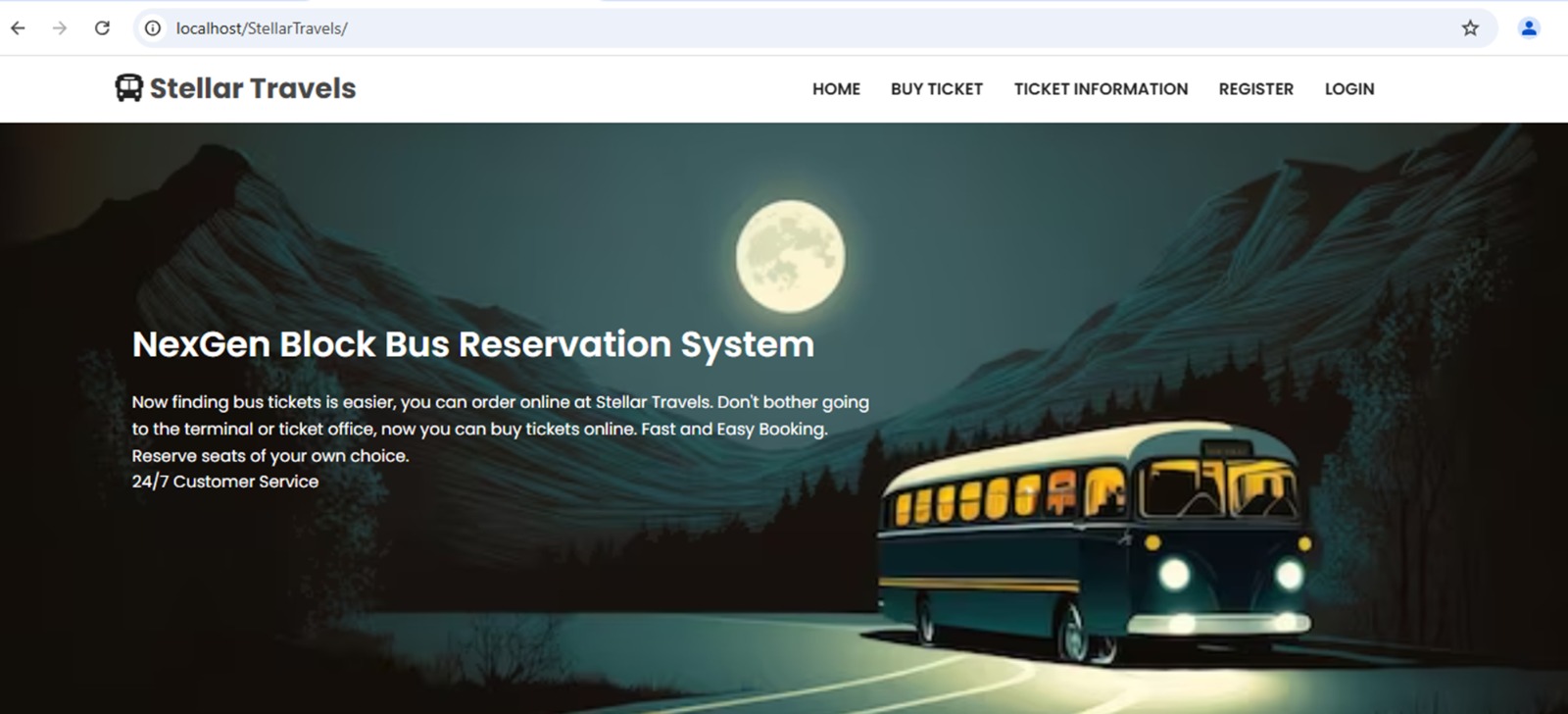 Decentralized Bus Reservation System