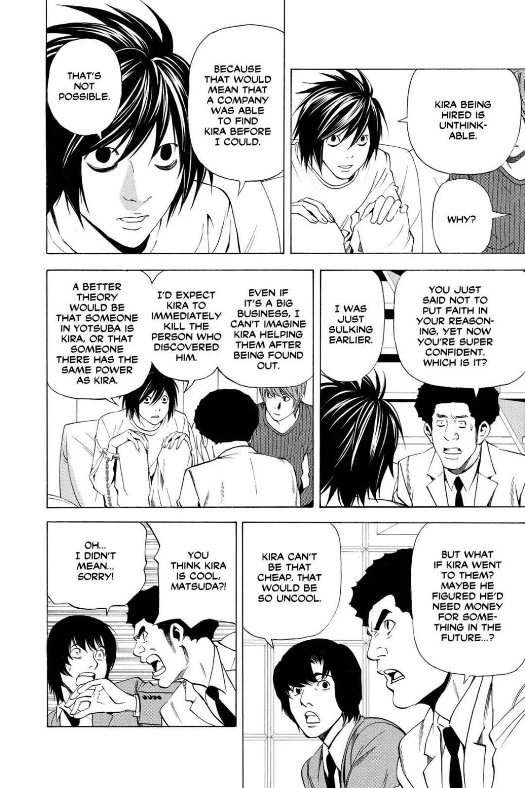 Death Note color chapter 39 page 8