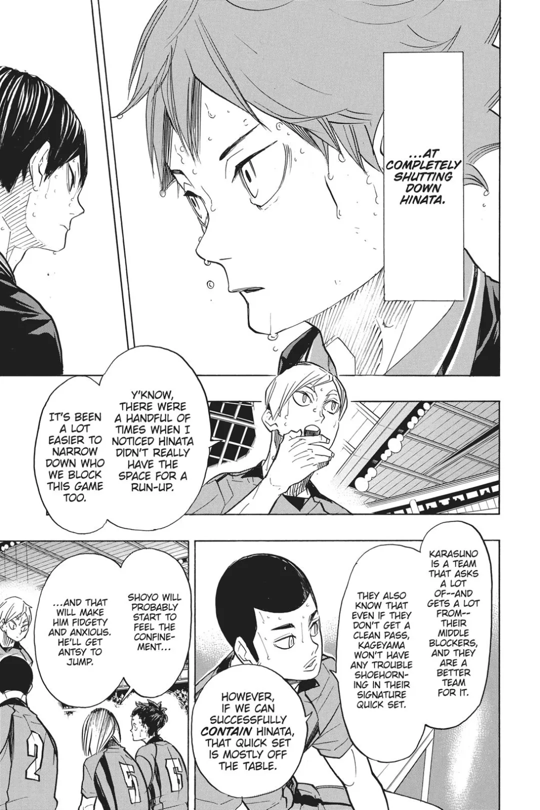 Haikyu!! color chapter 310 page 14