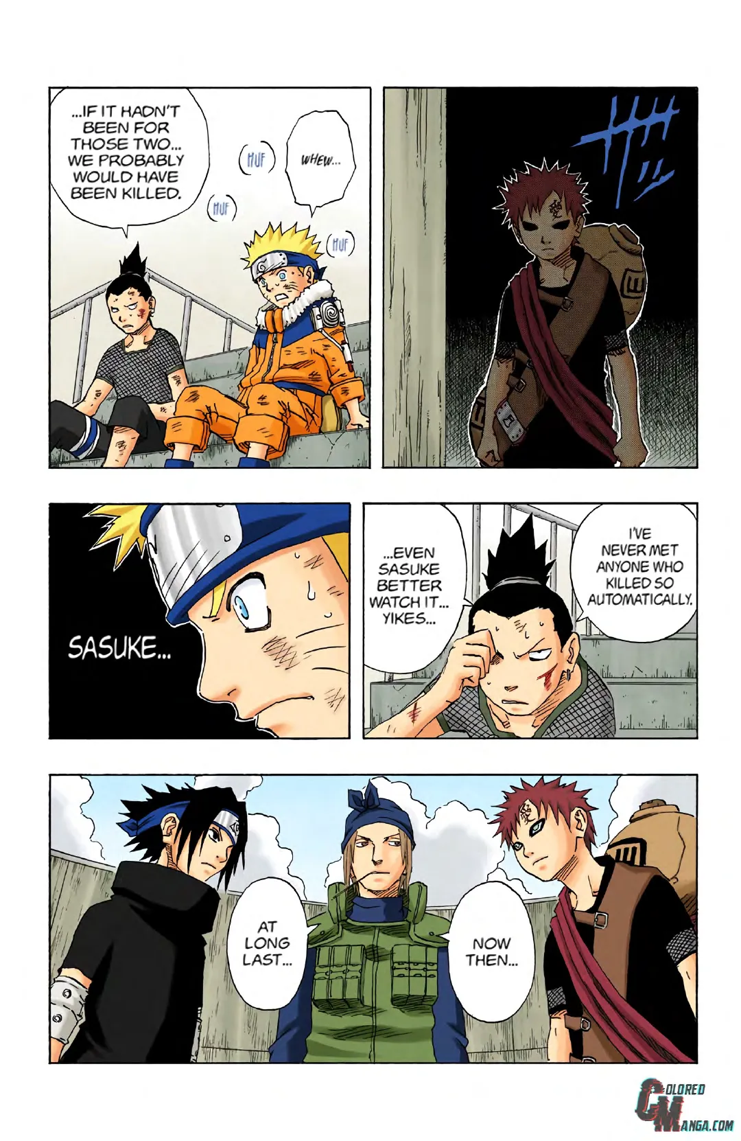 Naruto color volume 13 page 44