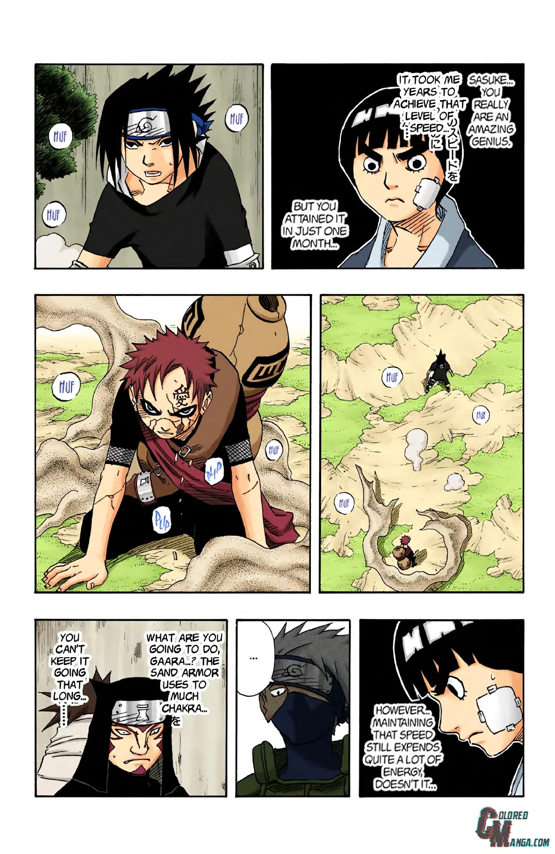 Naruto color volume 13 page 72