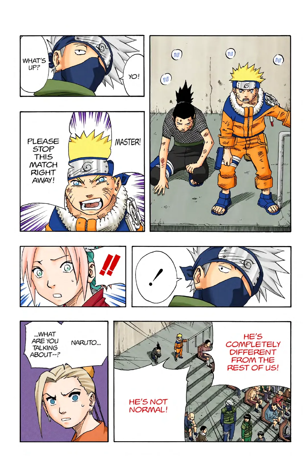 Naruto color volume 13 page 82