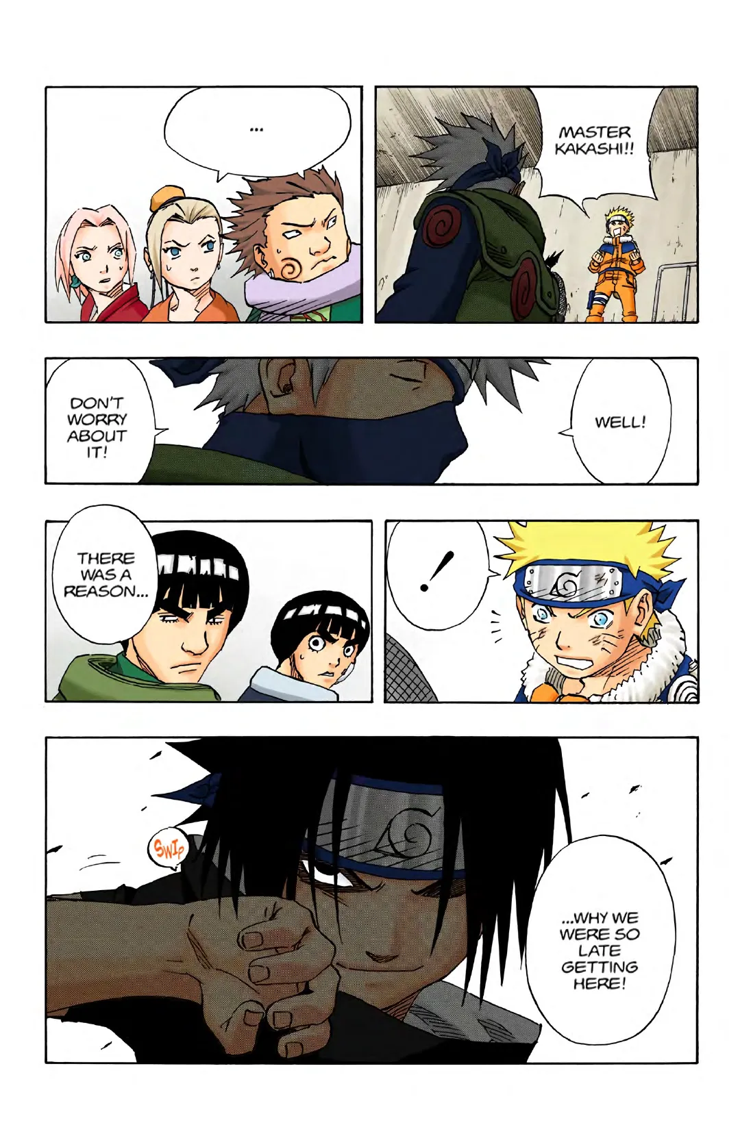 Naruto color volume 13 page 84