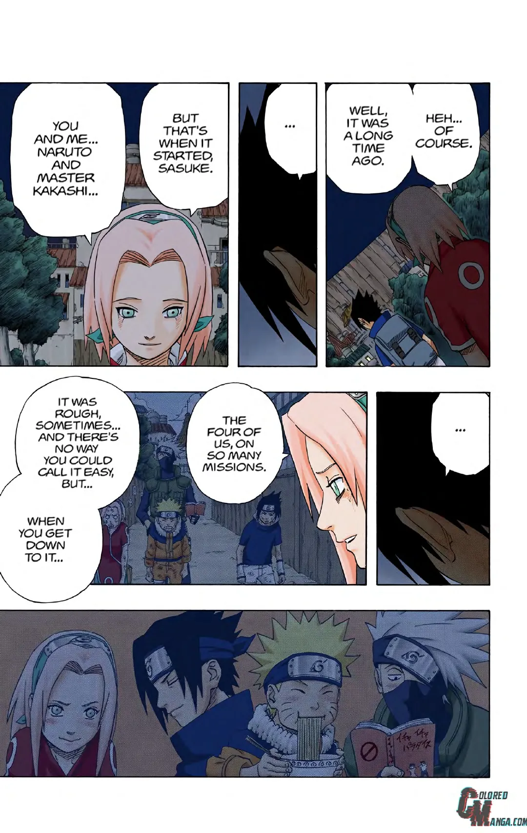 Naruto color volume 21 page 15