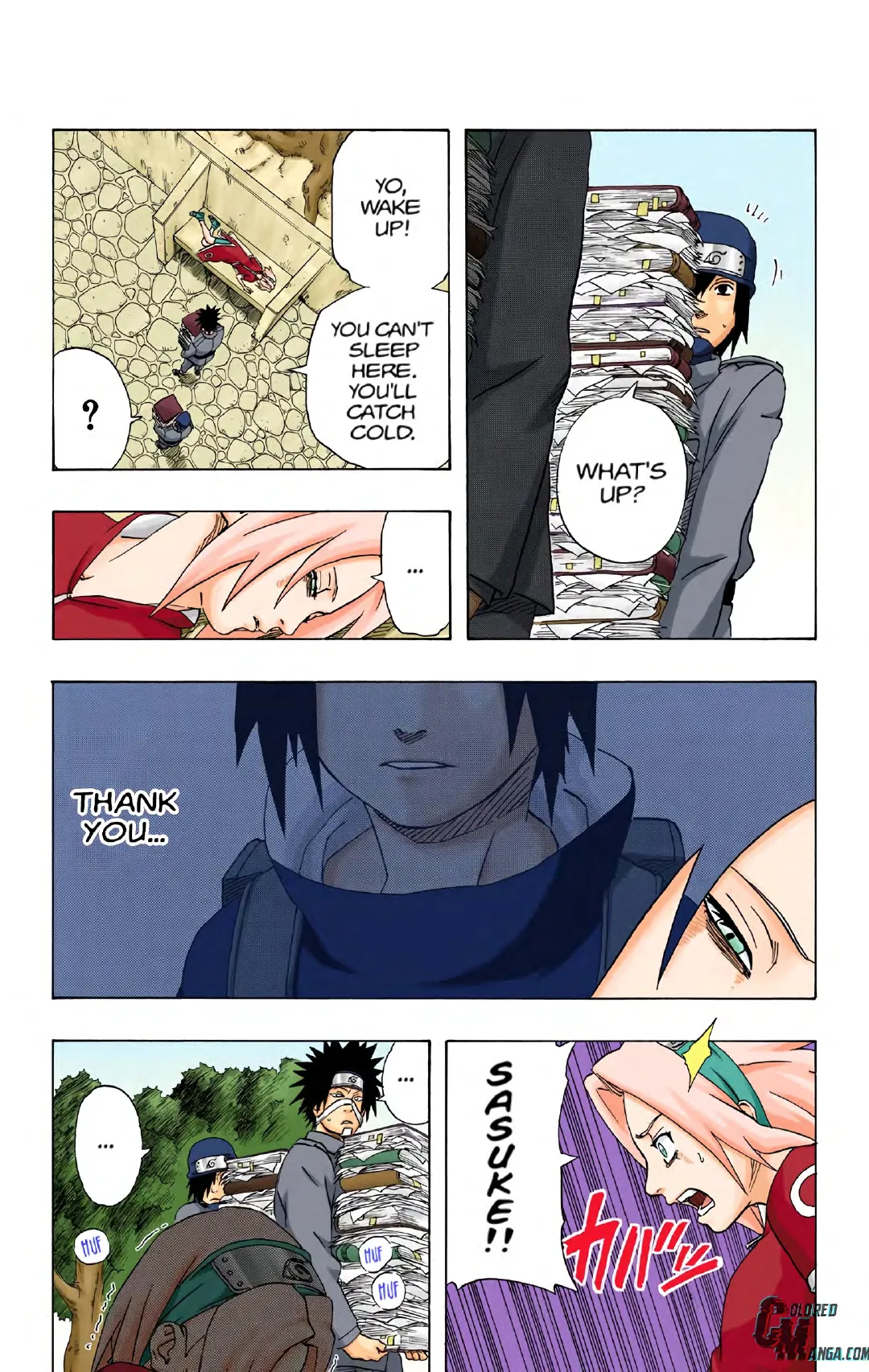 Naruto color volume 21 page 27