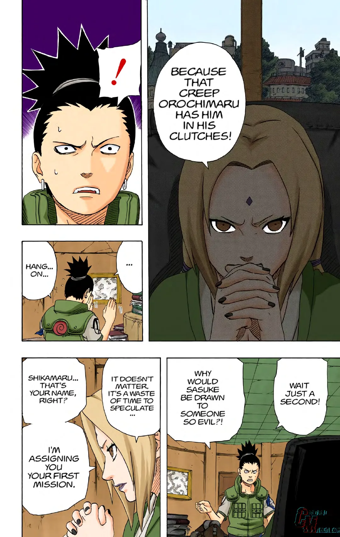 Naruto color volume 21 page 34