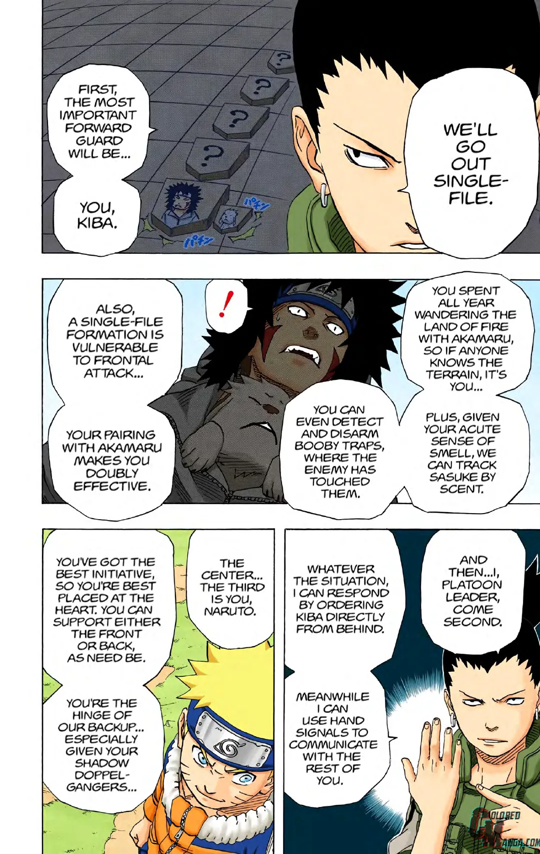 Naruto color volume 21 page 47