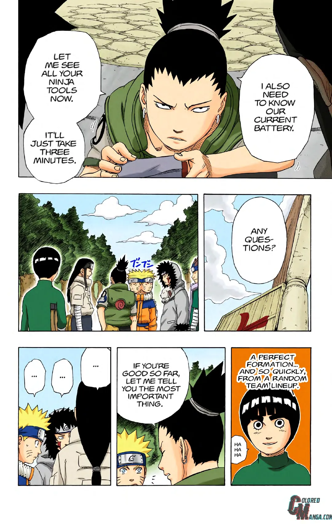 Naruto color volume 21 page 49