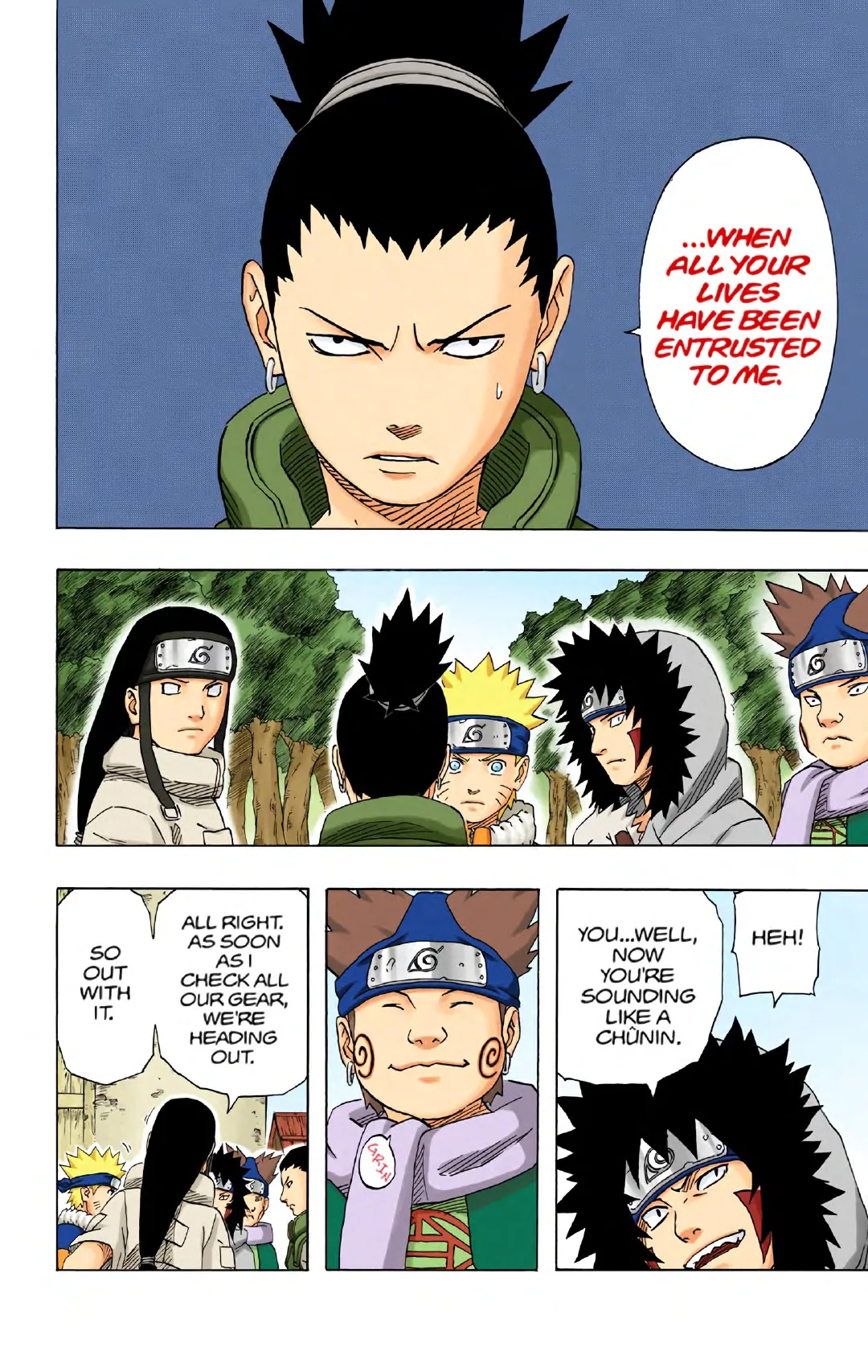 Naruto color volume 21 page 51