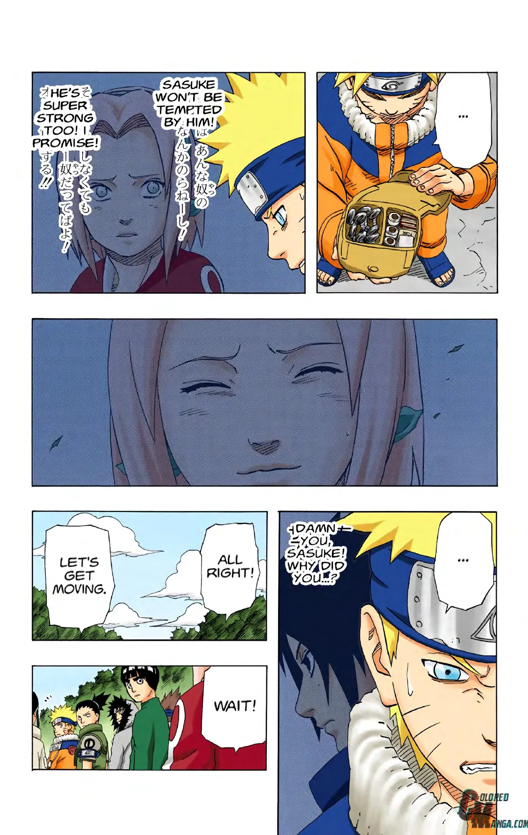 Naruto color volume 21 page 52