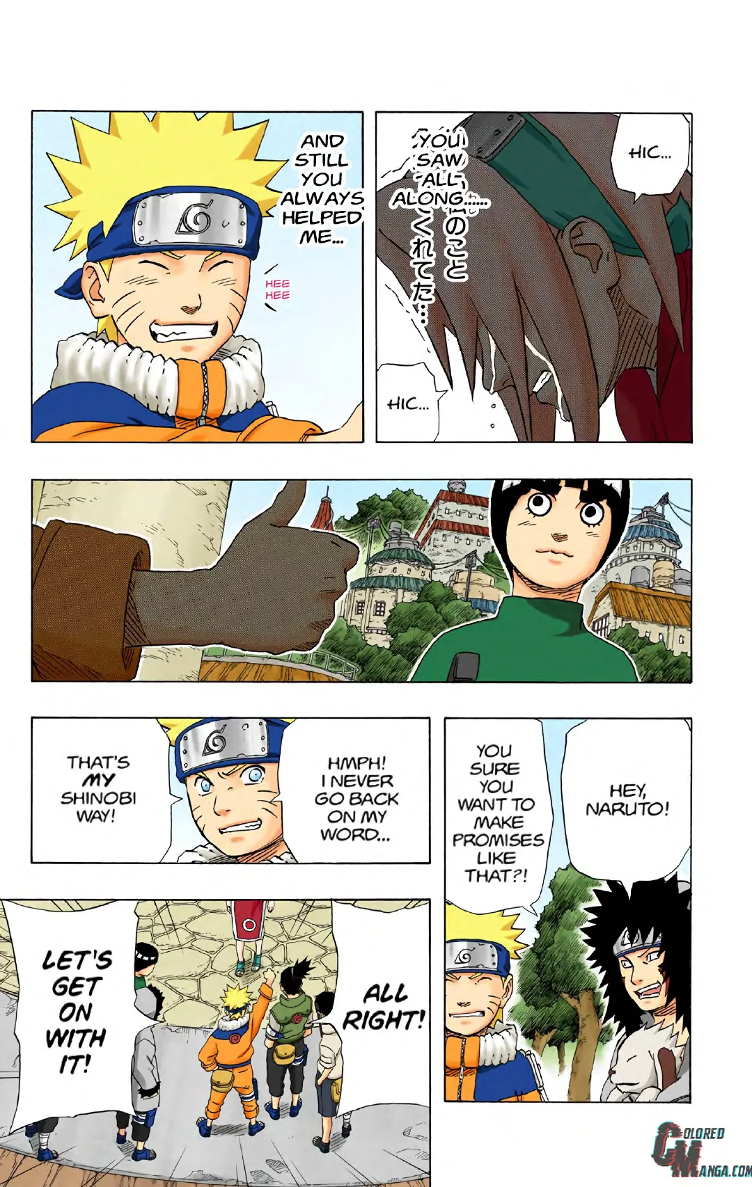 Naruto color volume 21 page 58