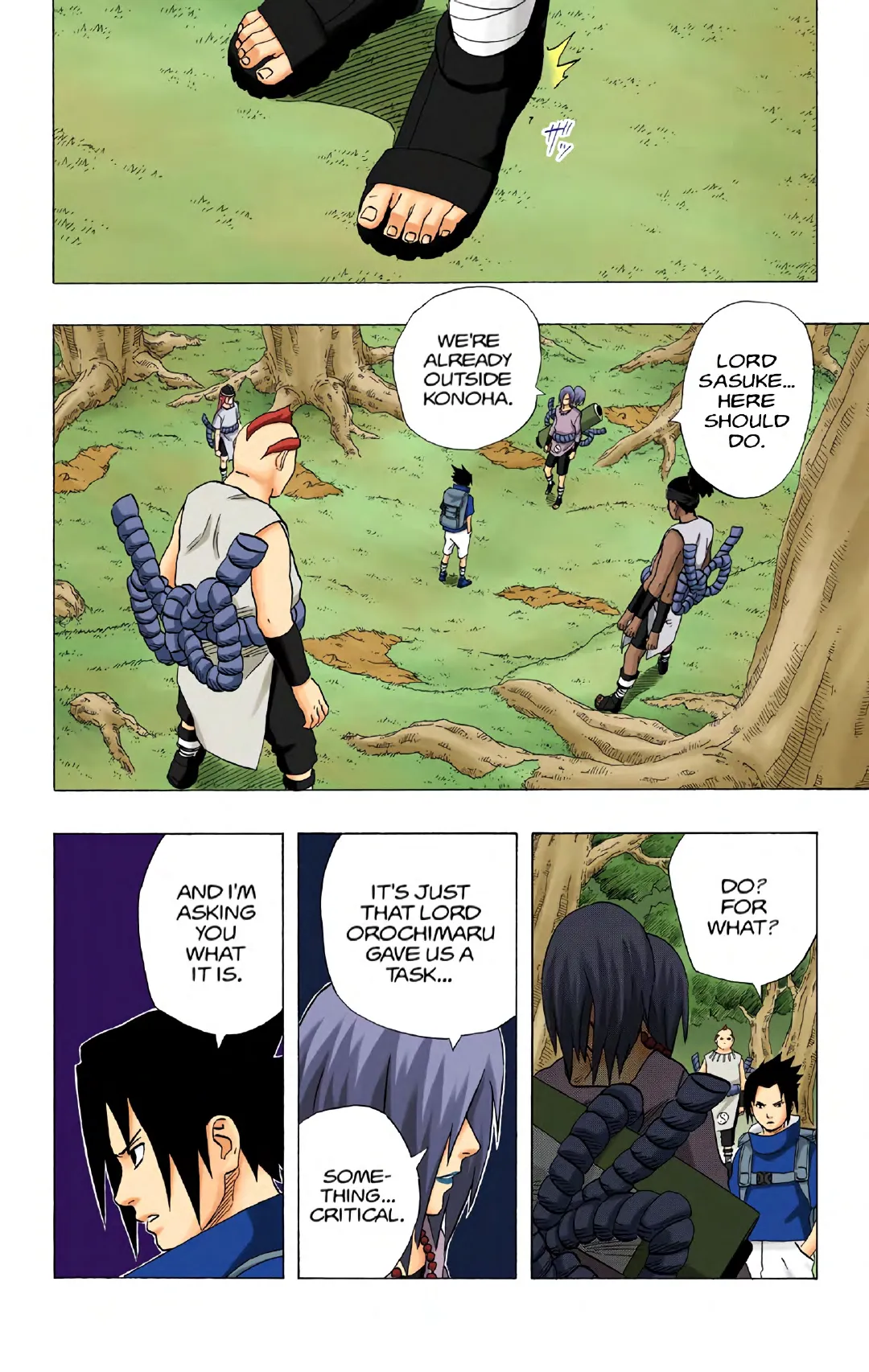 Naruto color volume 21 page 61
