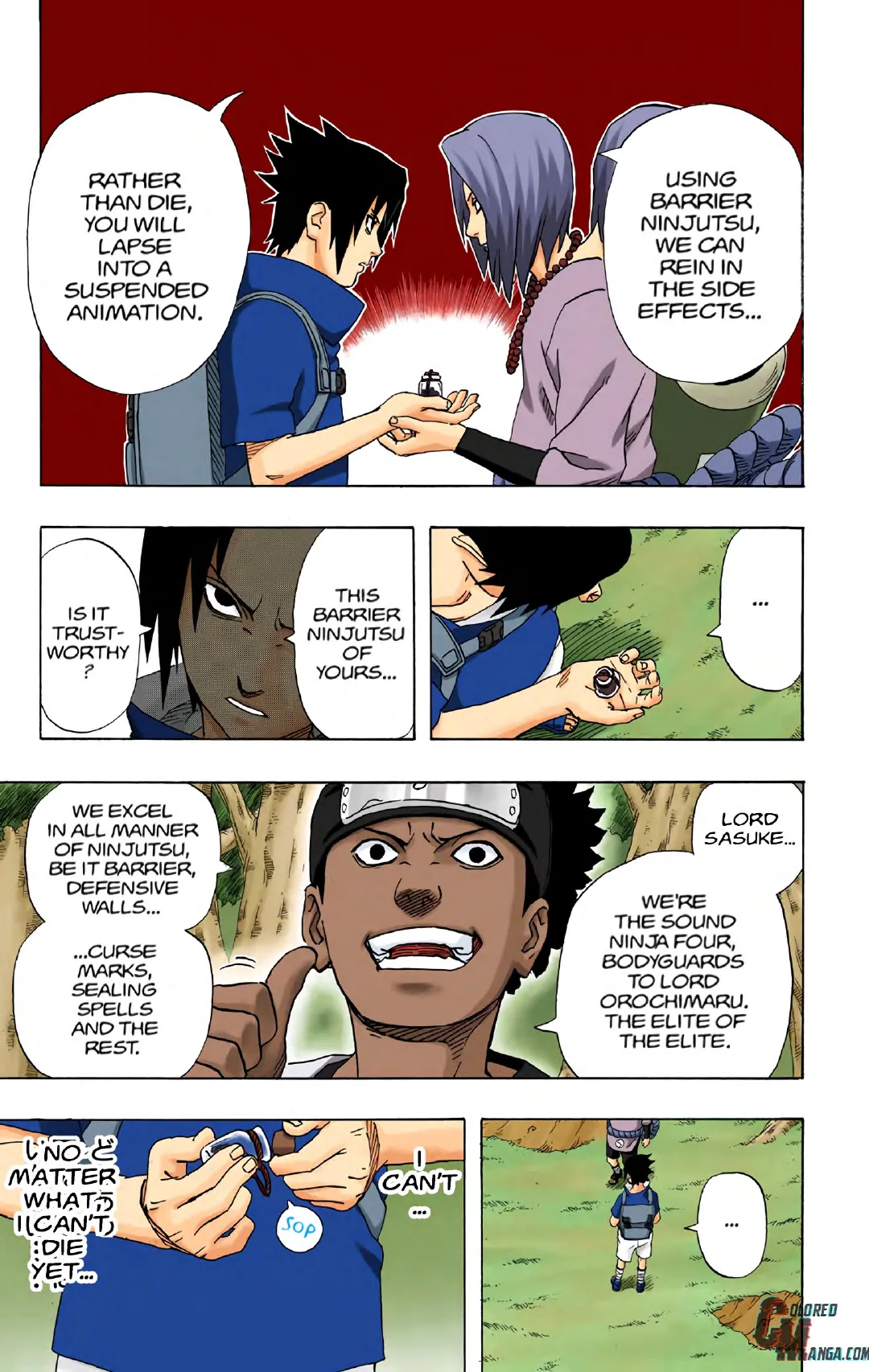 Naruto color volume 21 page 68