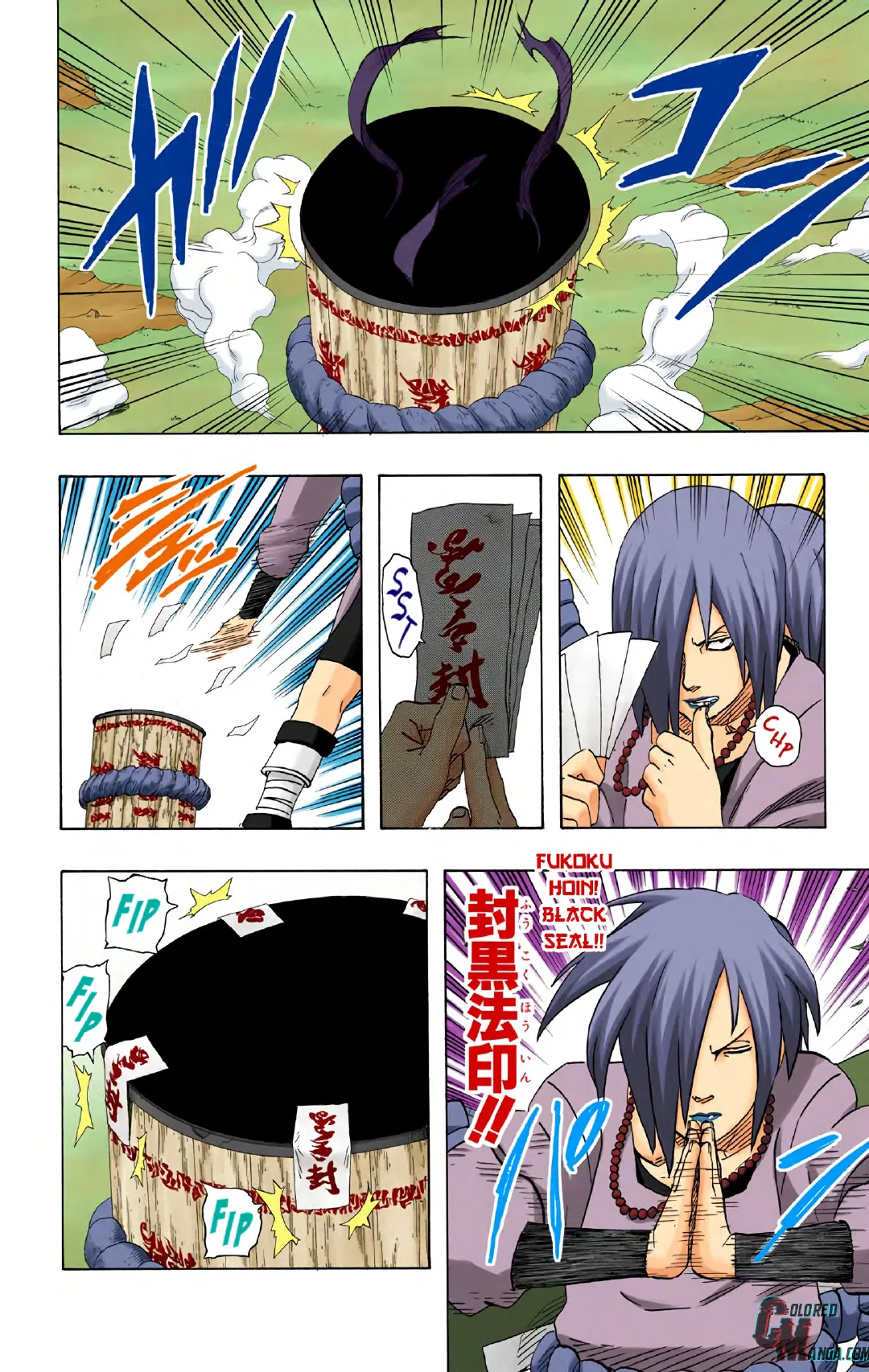 Naruto color volume 21 page 73
