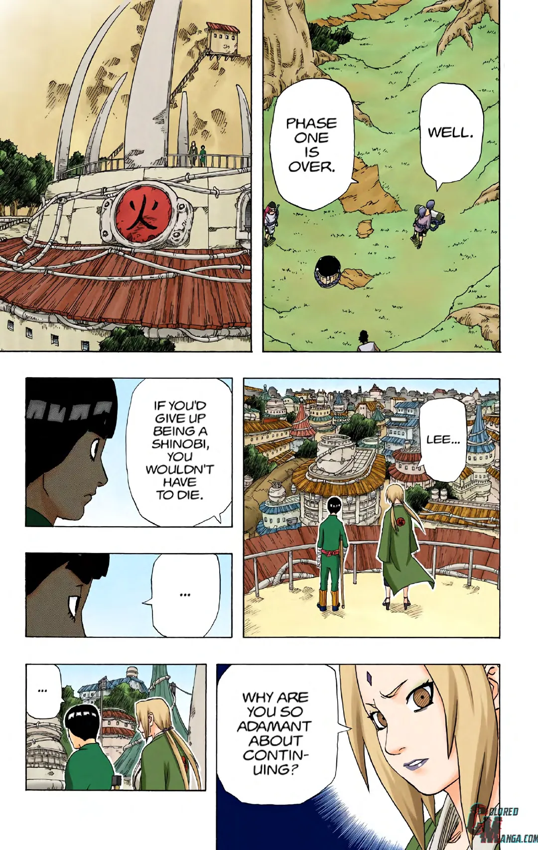 Naruto color volume 21 page 74