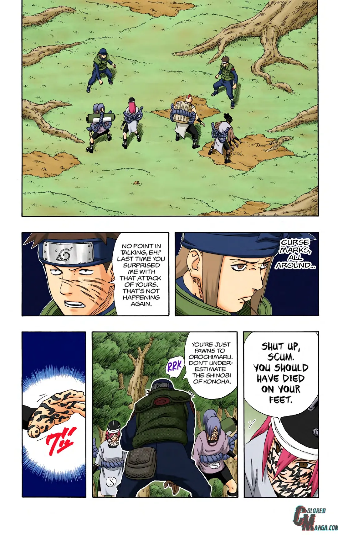 Naruto color volume 21 page 85