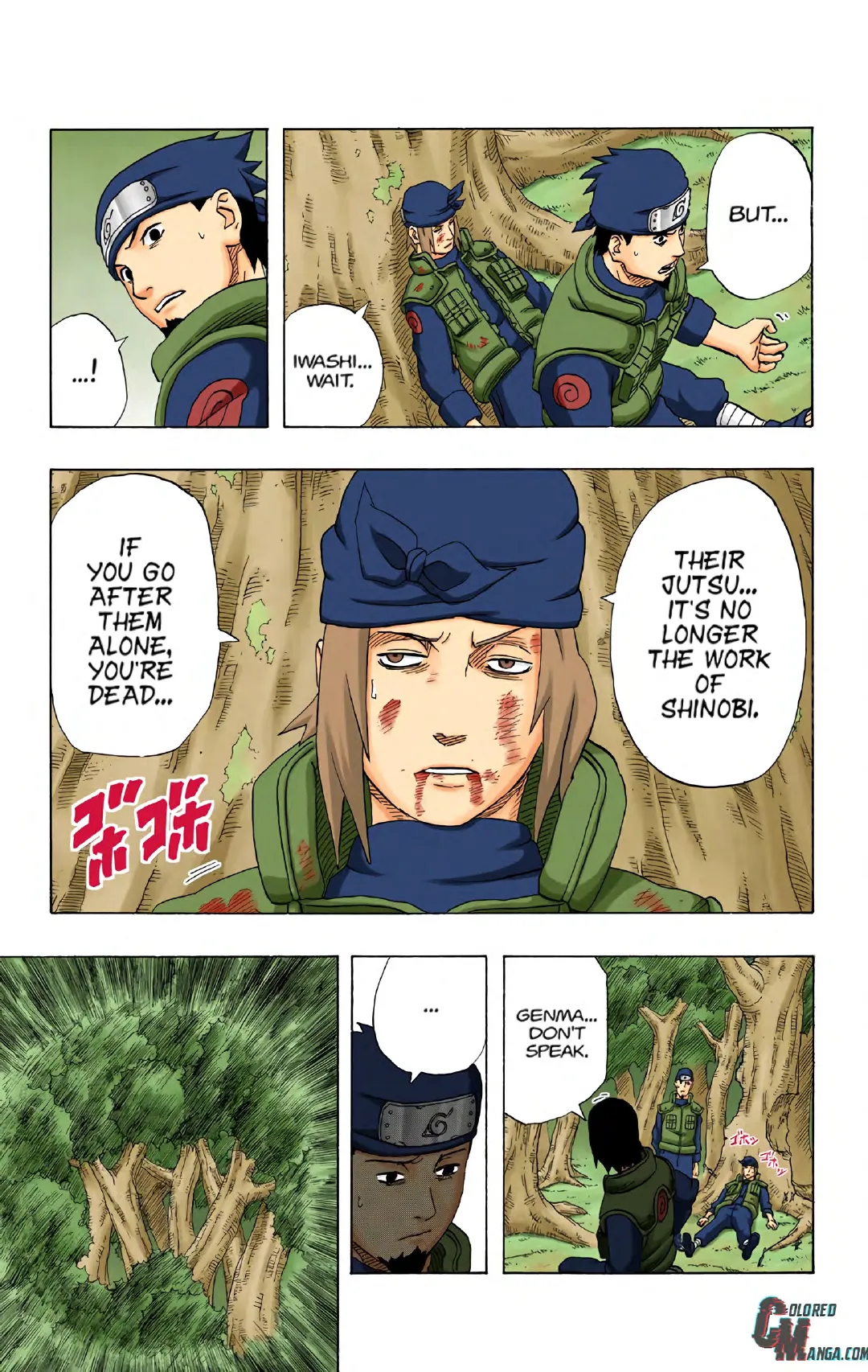 Naruto color volume 21 page 90