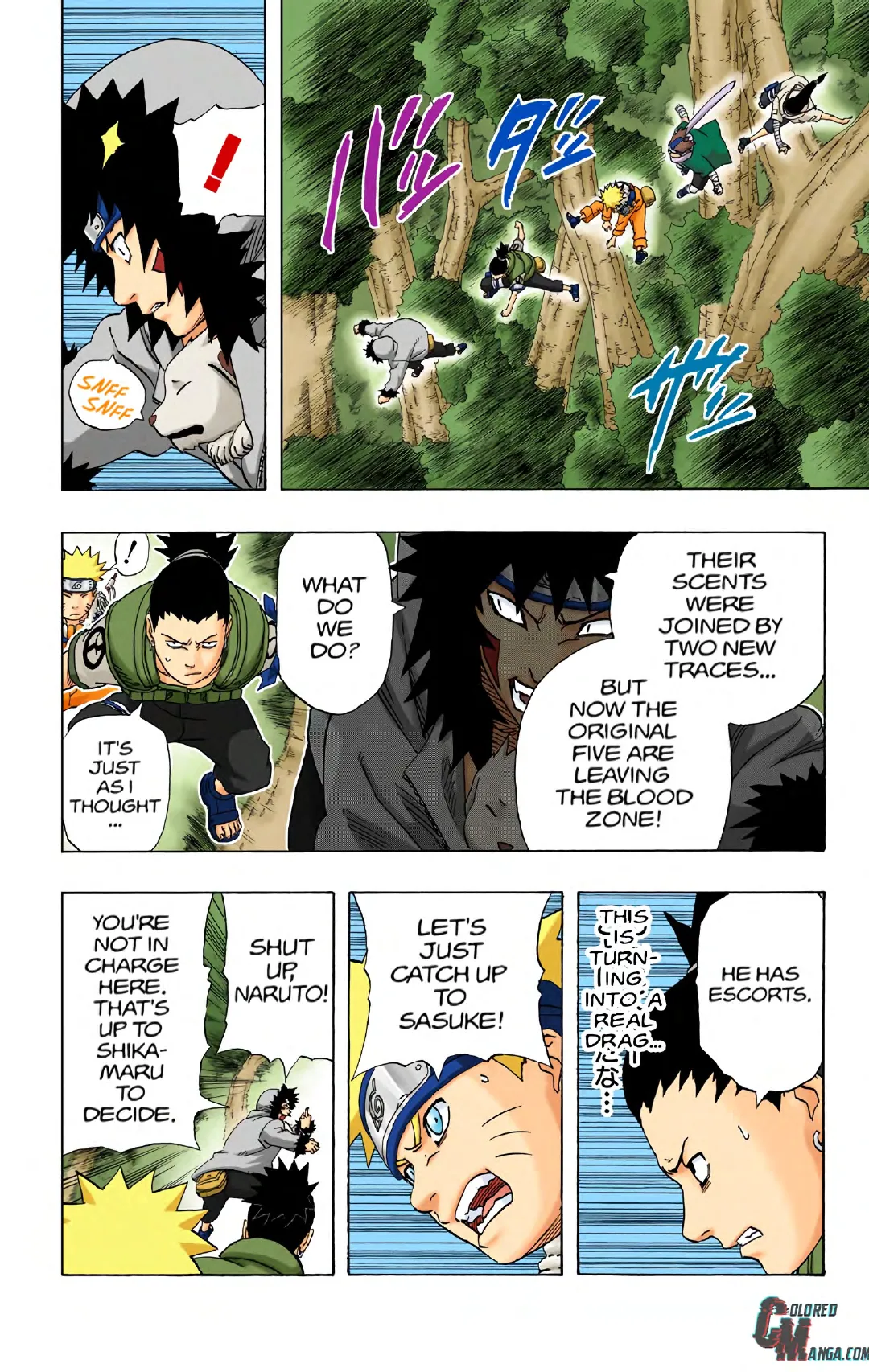 Naruto color volume 21 page 91