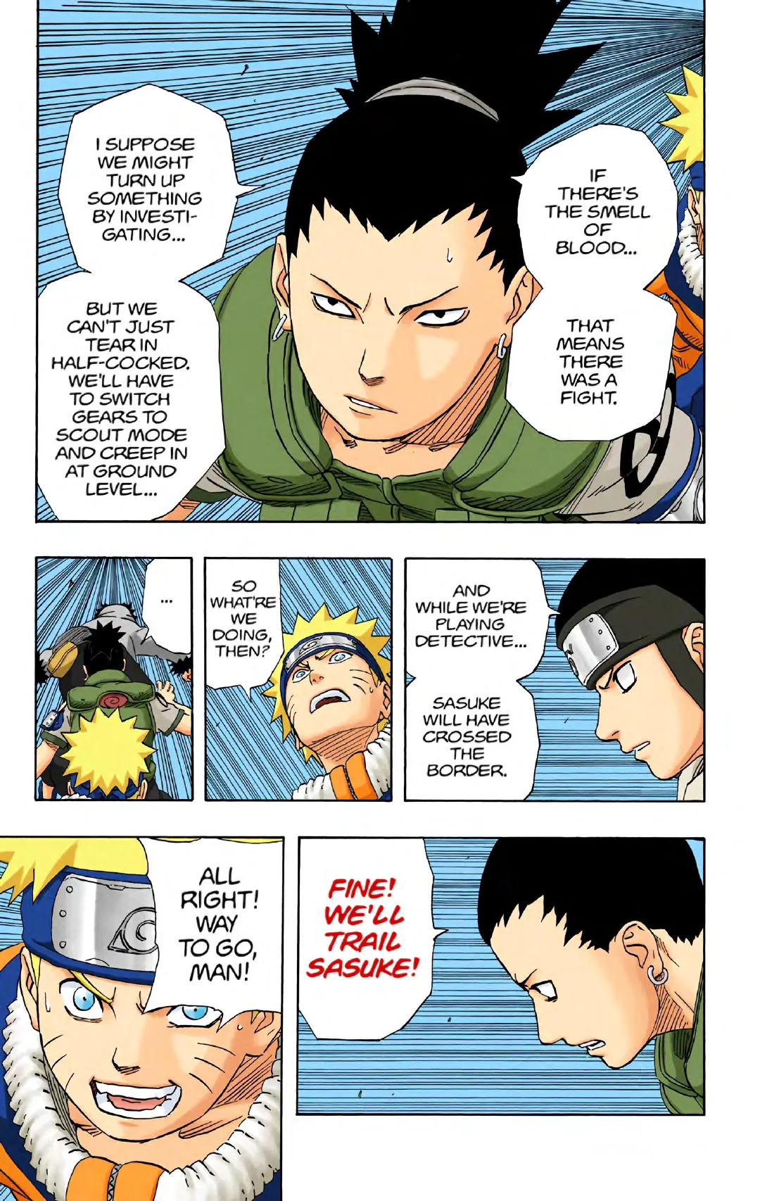 Naruto color volume 21 page 92