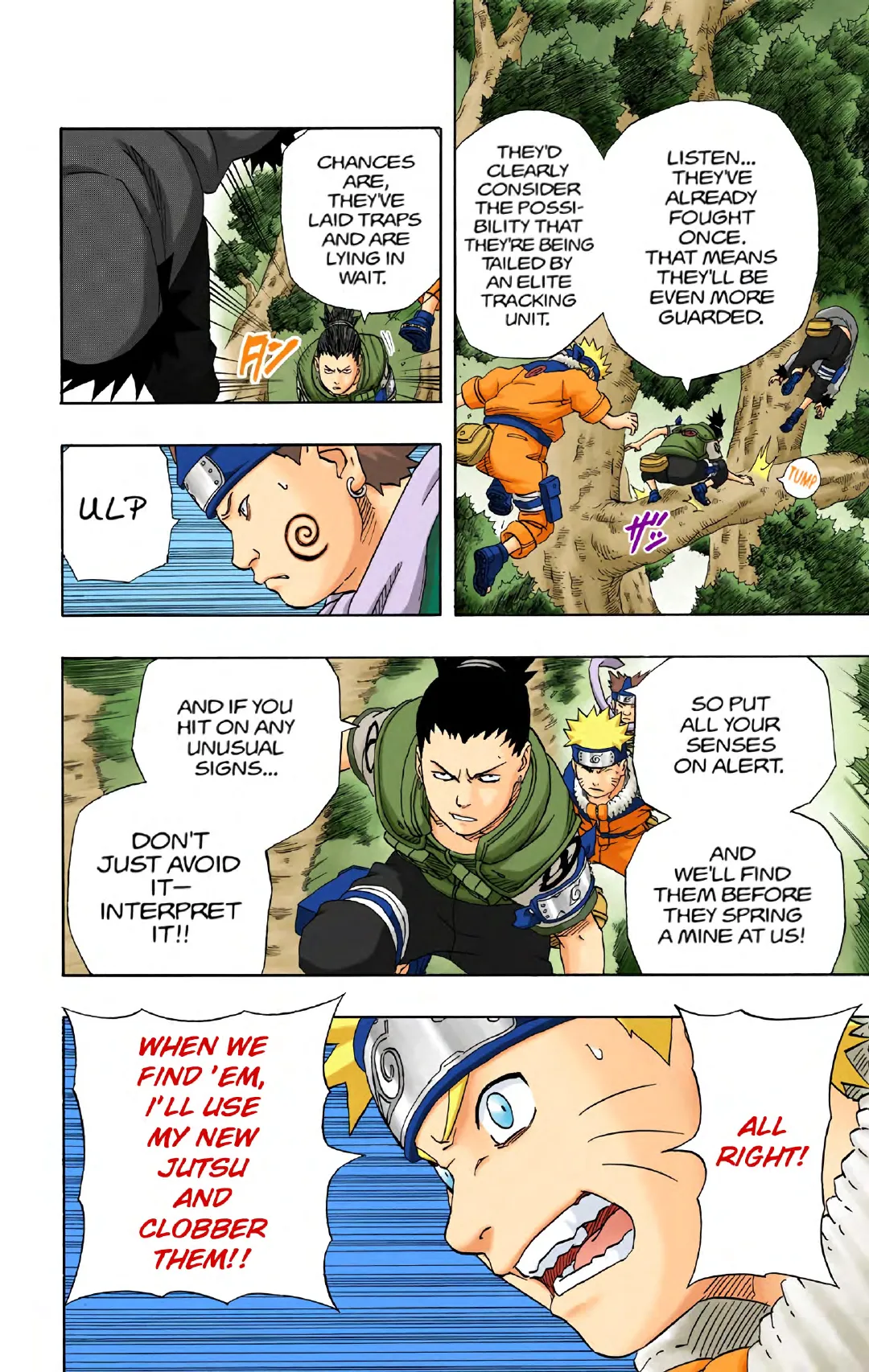 Naruto color volume 21 page 93