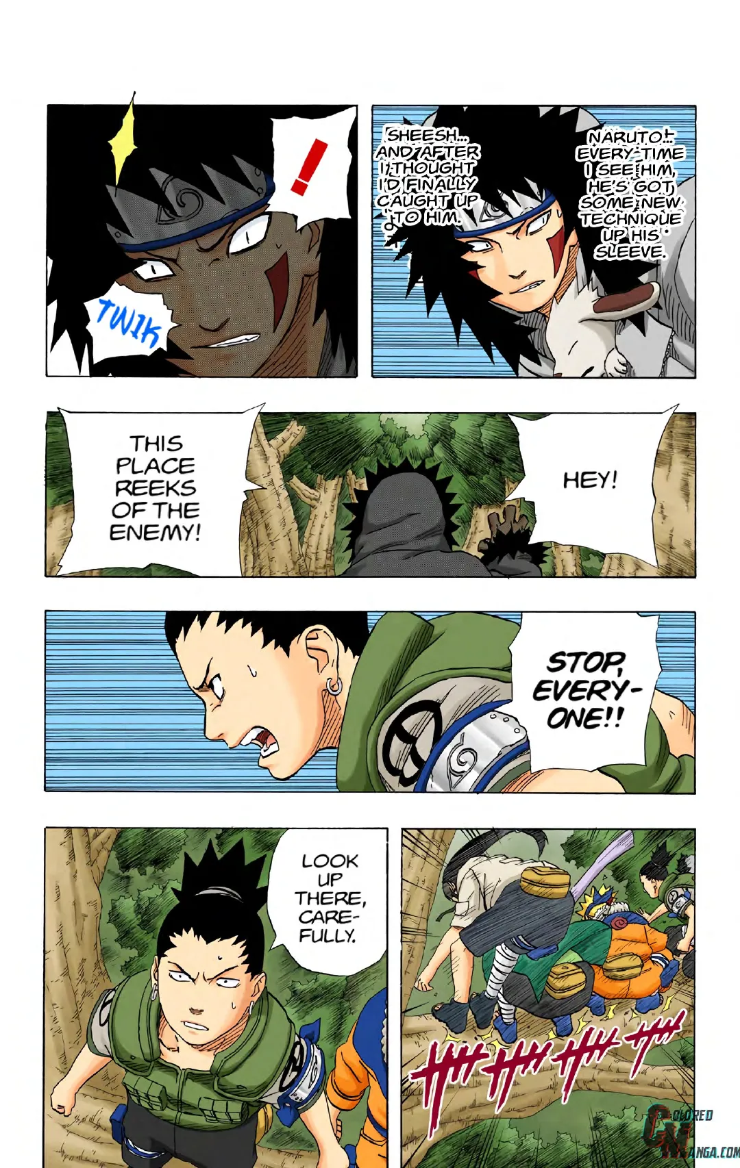 Naruto color volume 21 page 94