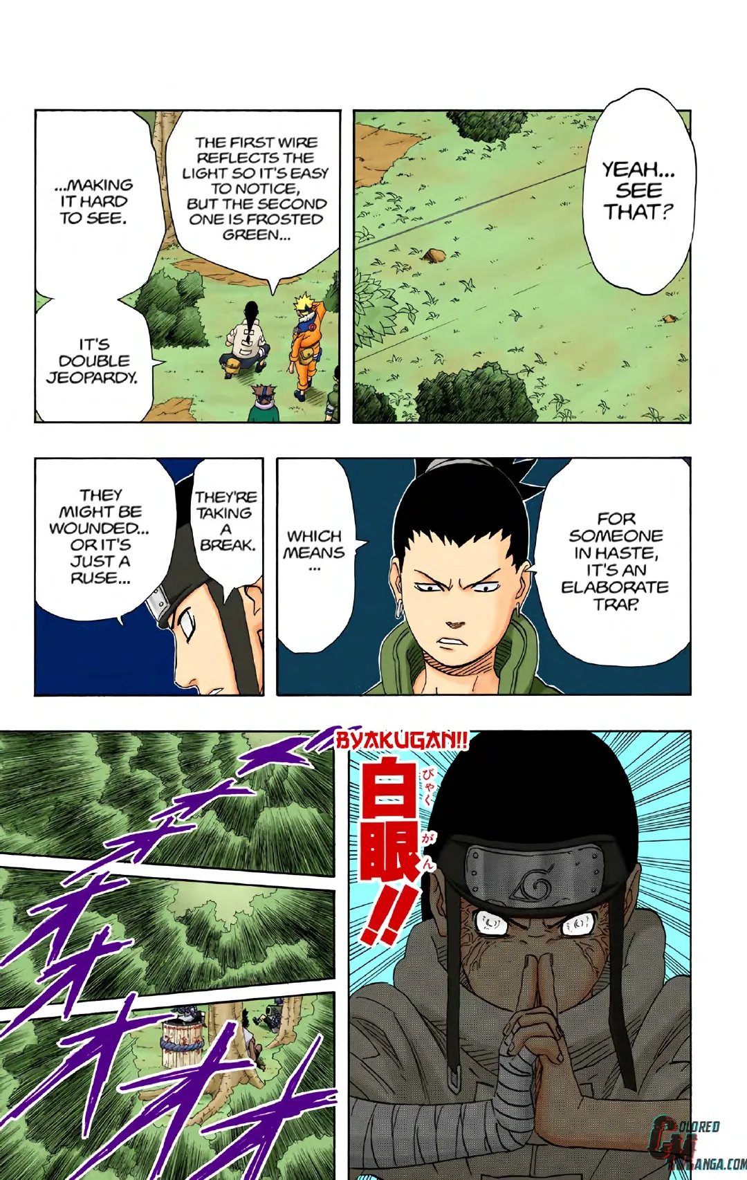 Naruto color volume 21 page 98