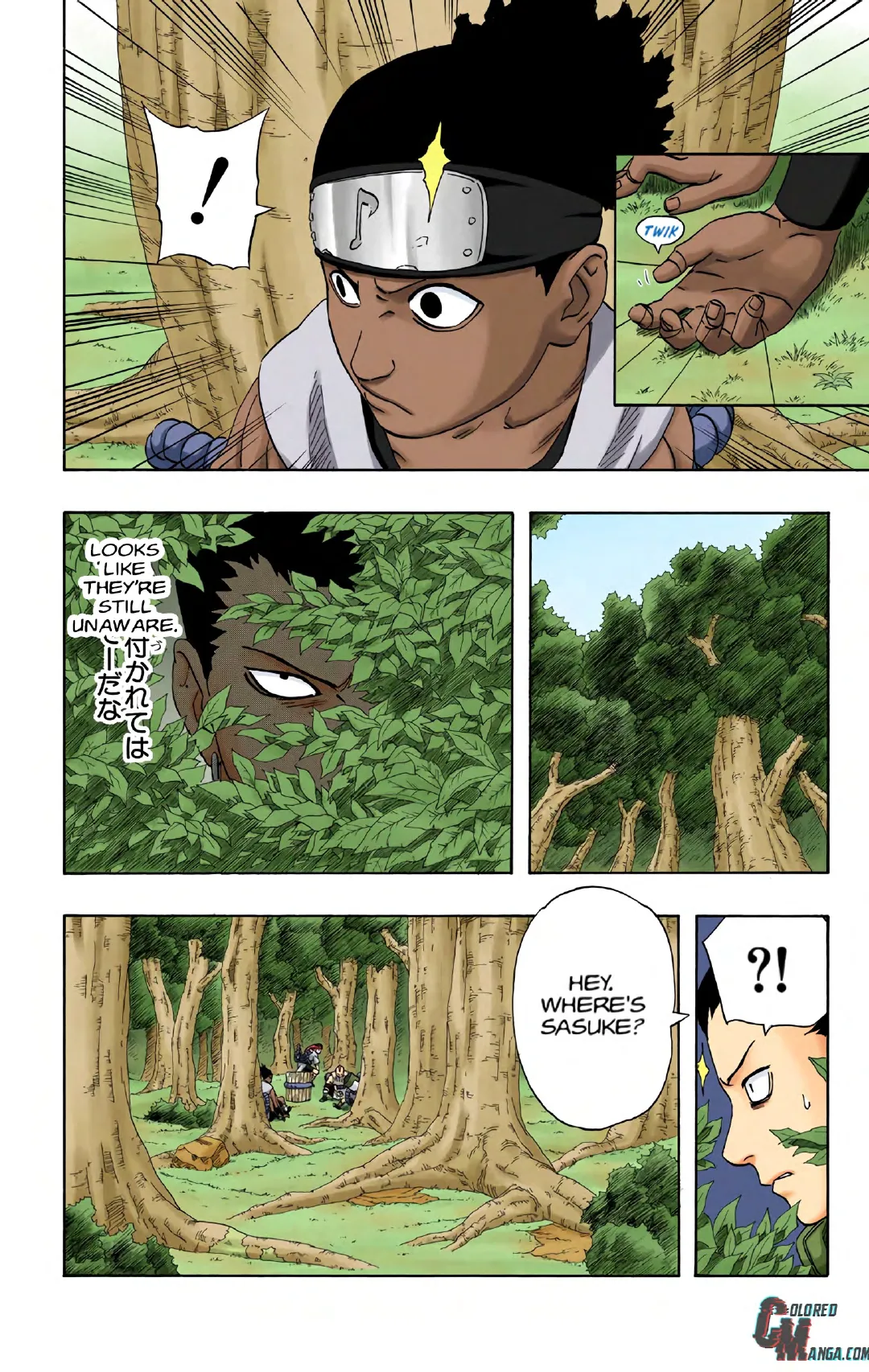 Naruto color volume 21 page 105