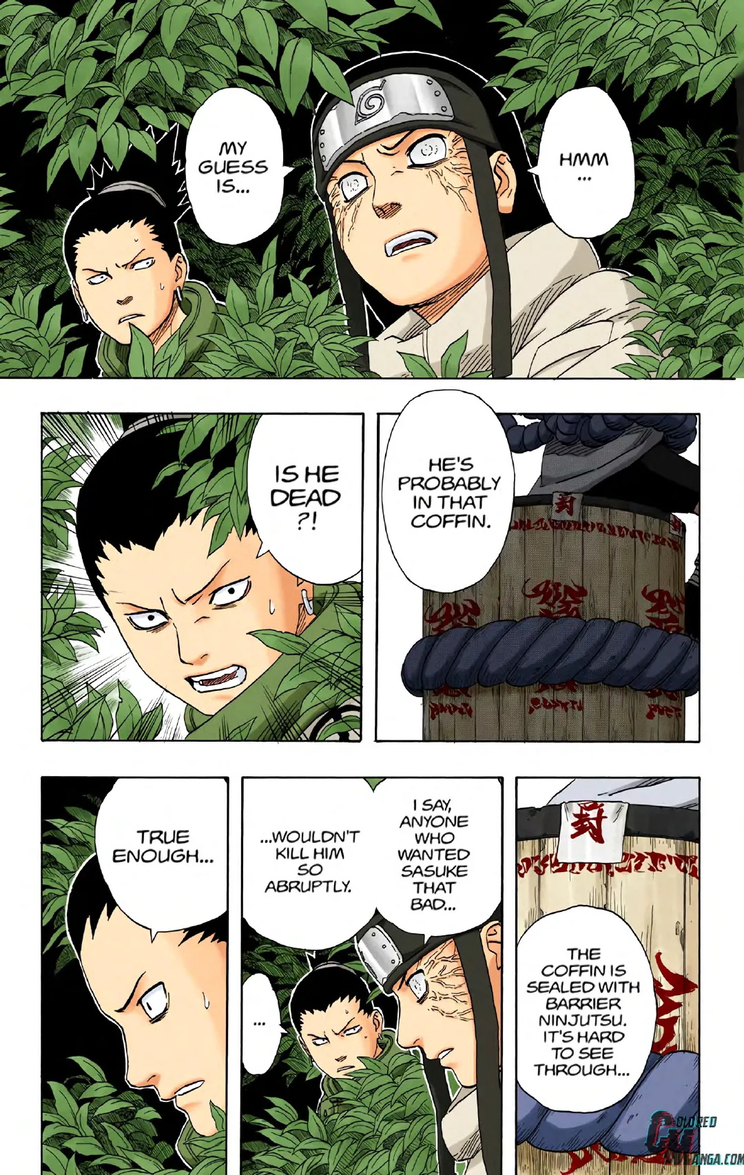 Naruto color volume 21 page 106