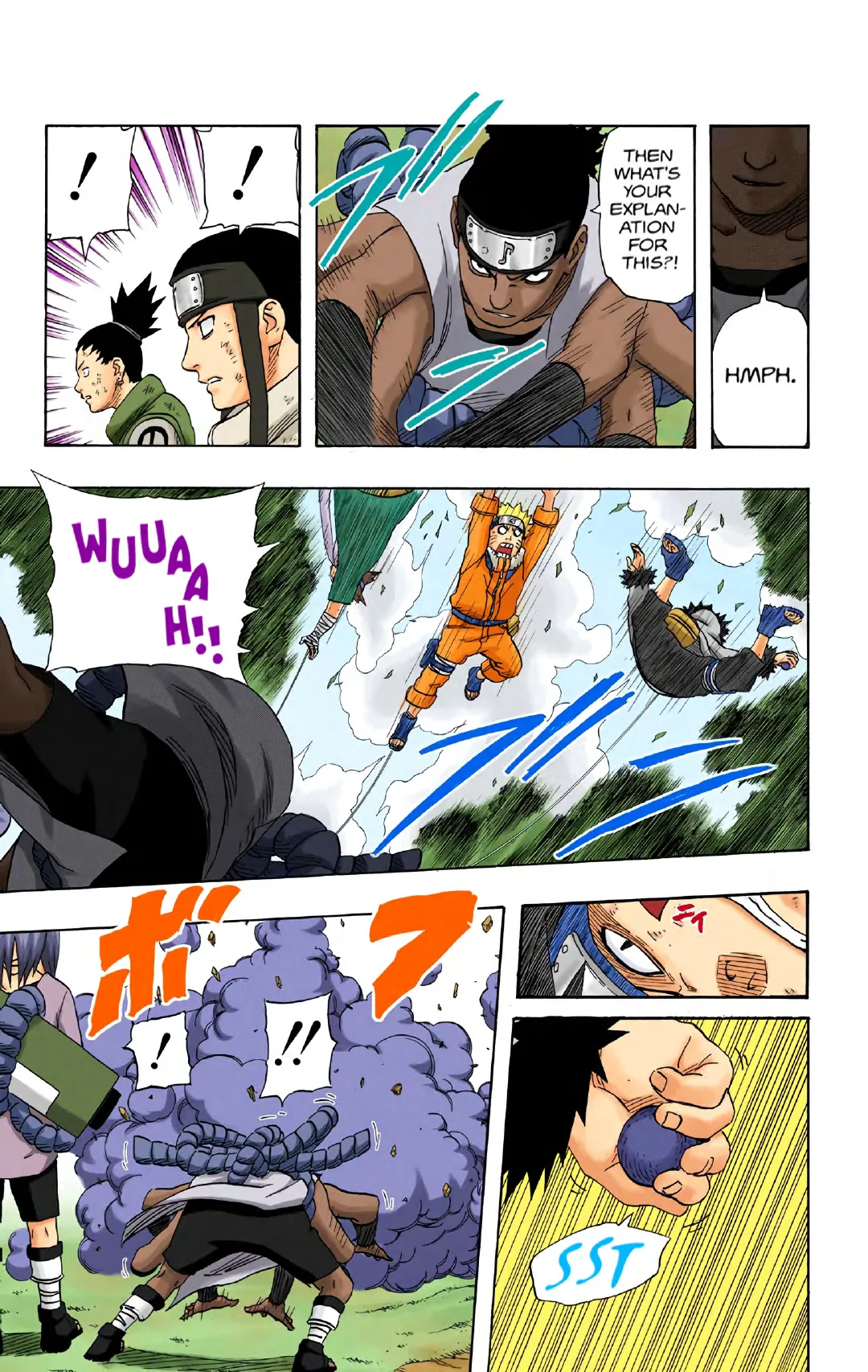 Naruto color volume 21 page 110