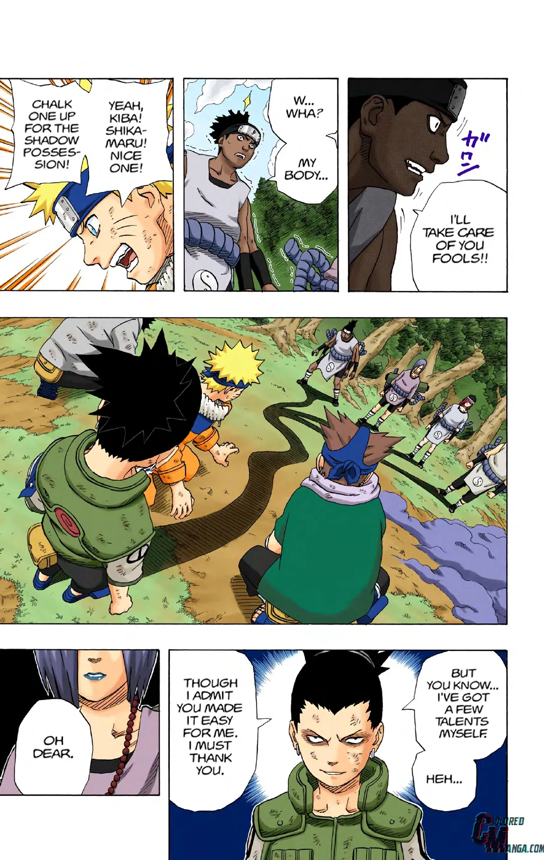 Naruto color volume 21 page 112