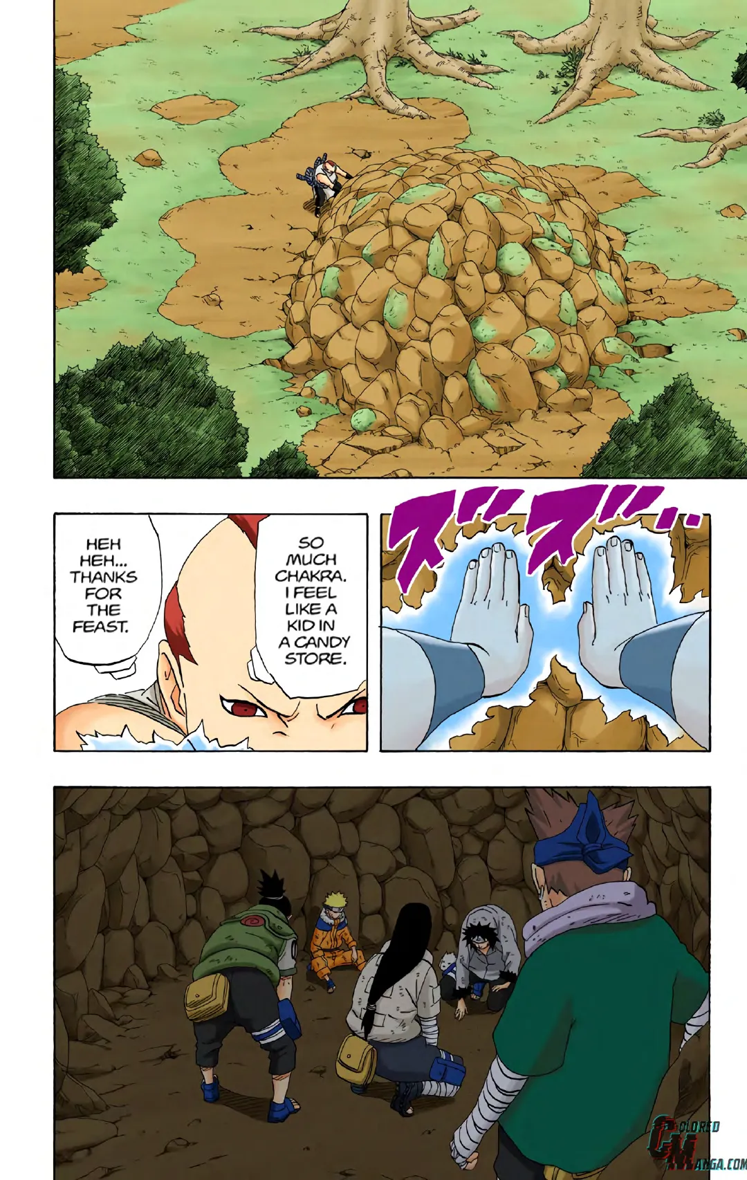 Naruto color volume 21 page 122