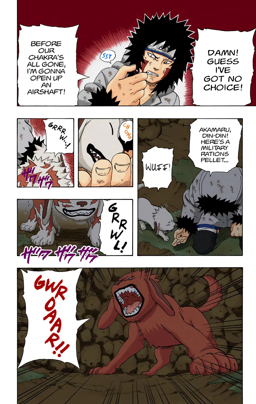 Naruto color volume 21 page 124