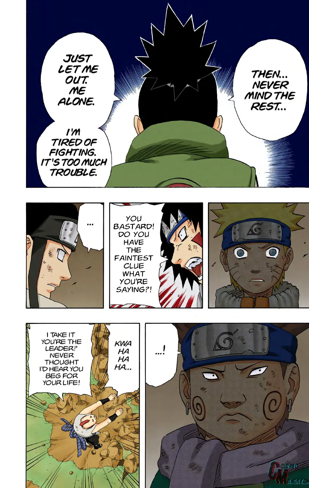 Naruto color volume 21 page 130