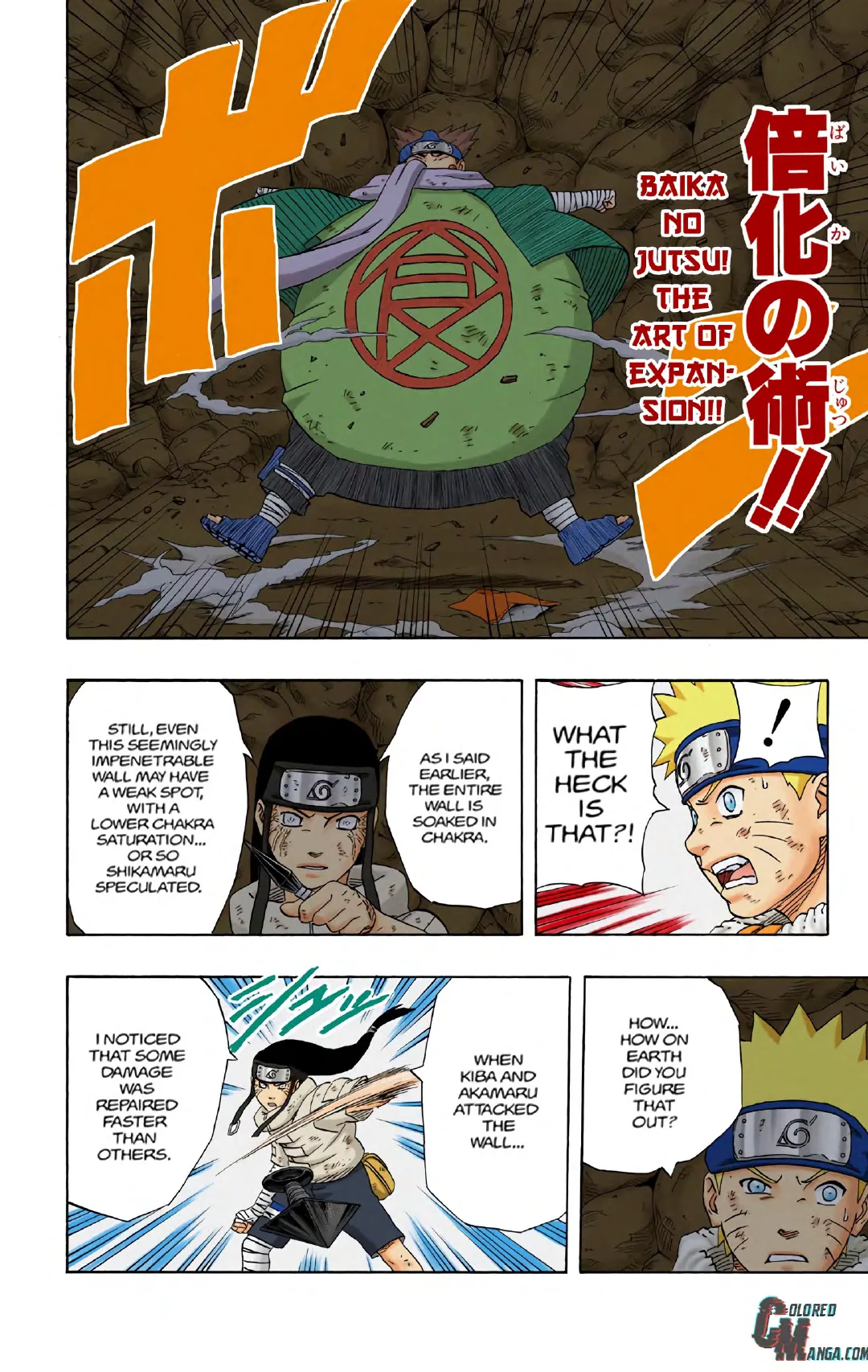 Naruto color volume 21 page 136