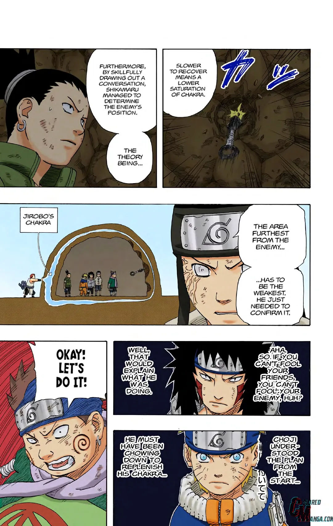 Naruto color volume 21 page 137