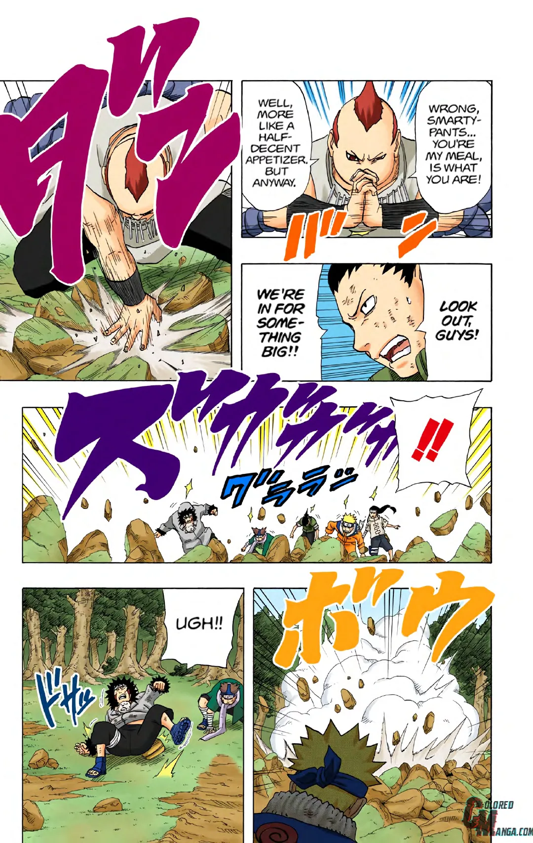 Naruto color volume 21 page 145