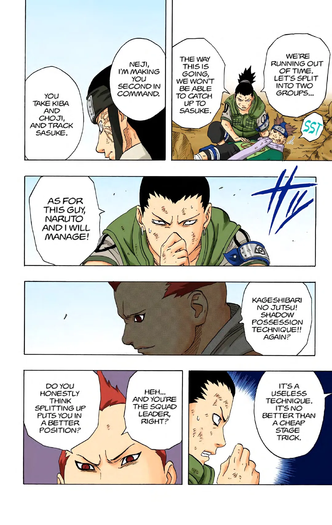 Naruto color volume 21 page 151