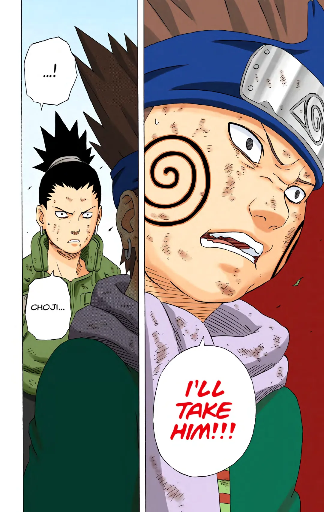 Naruto color volume 21 page 153