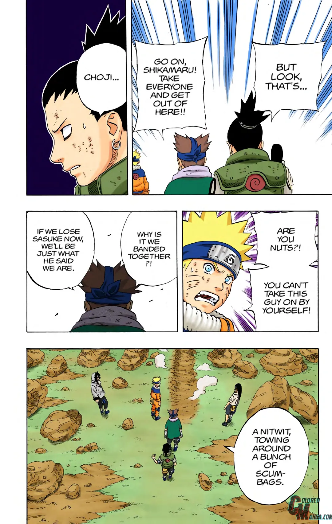 Naruto color volume 21 page 155