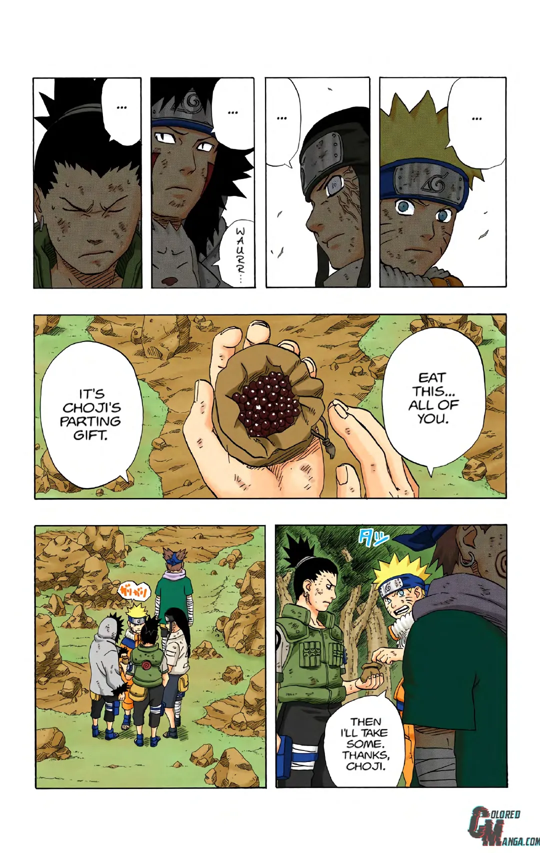 Naruto color volume 21 page 156