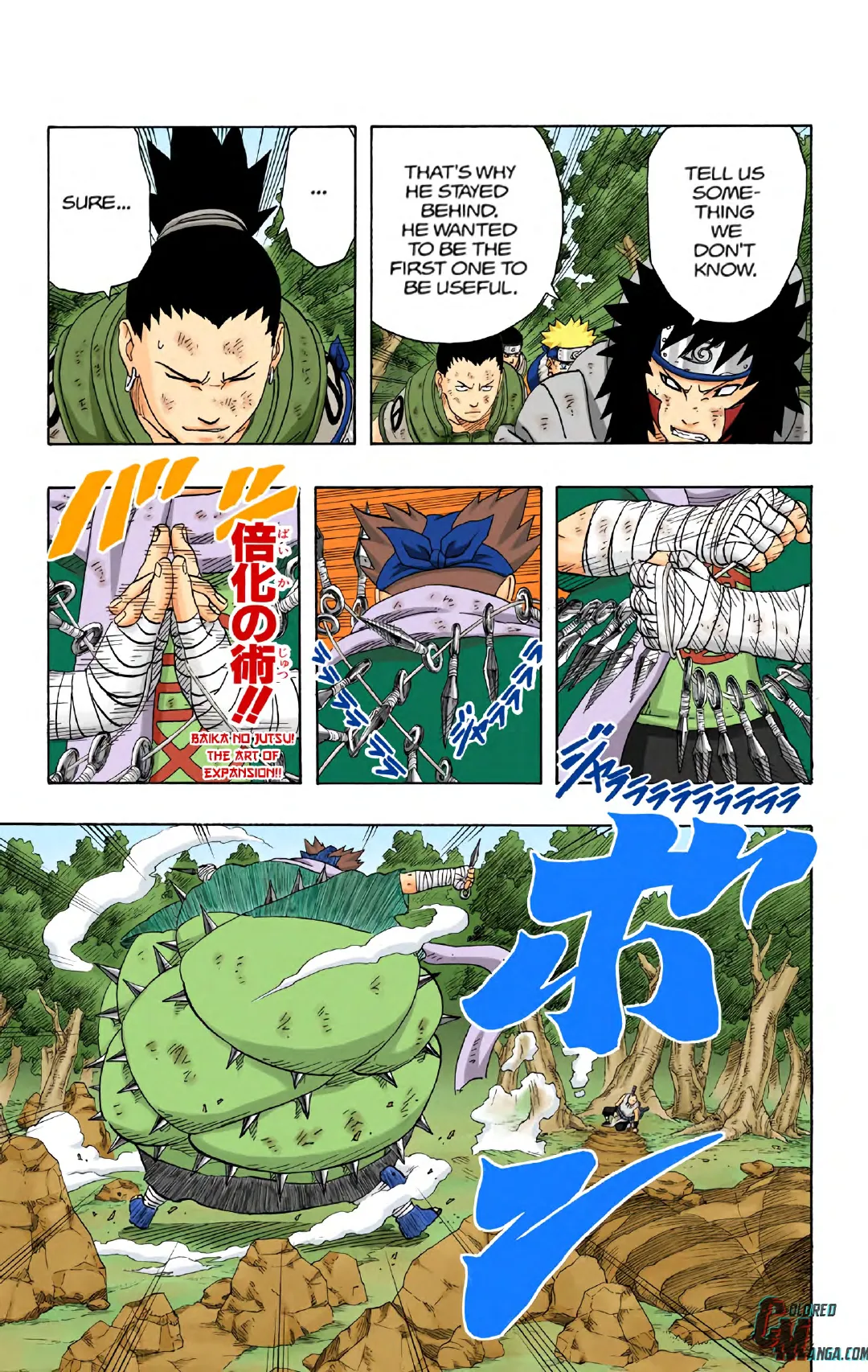 Naruto color volume 21 page 167