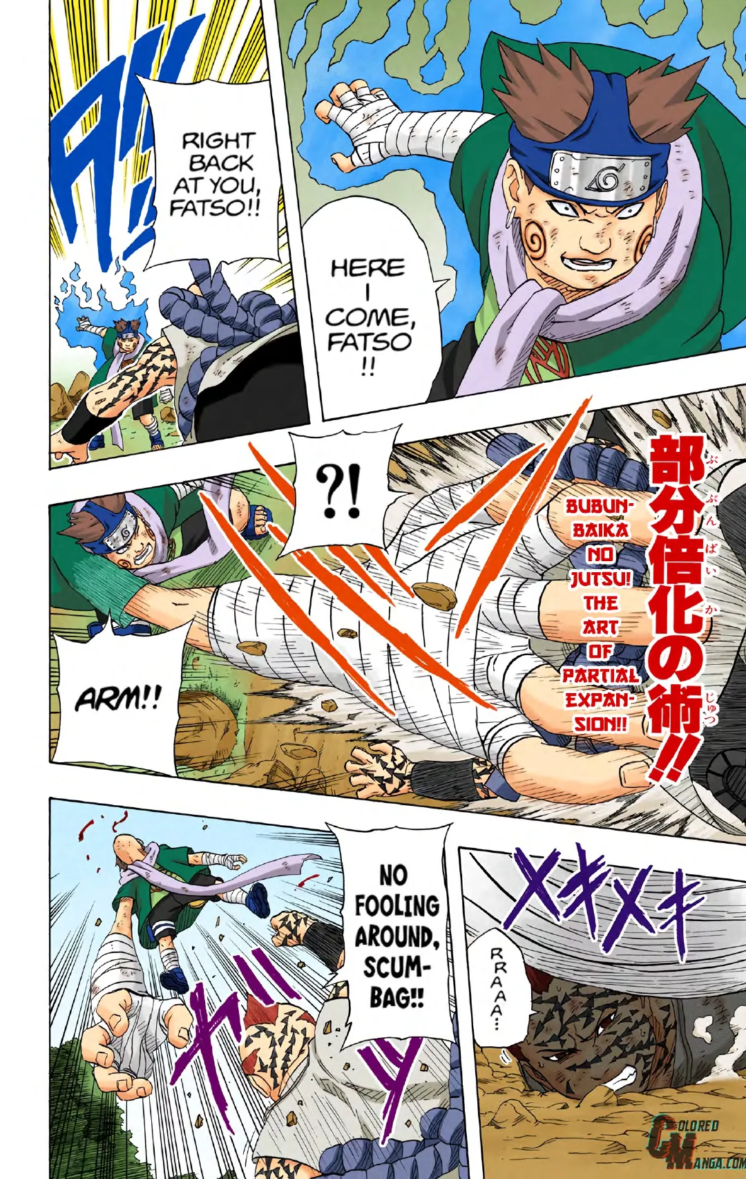 Naruto color volume 21 page 174