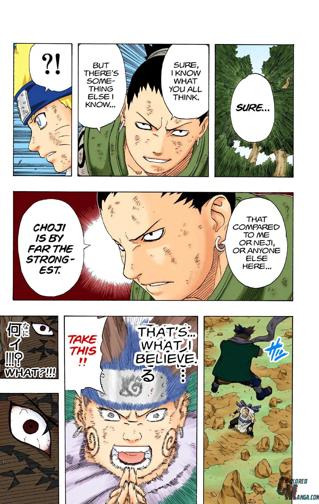 Naruto color volume 21 page 175