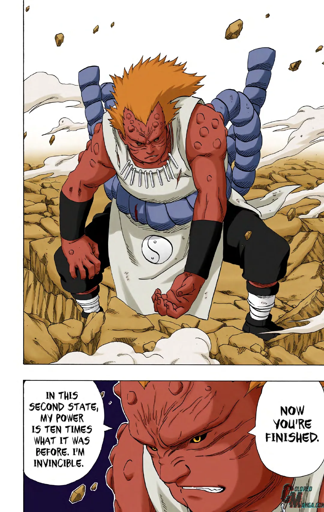 Naruto color volume 21 page 183