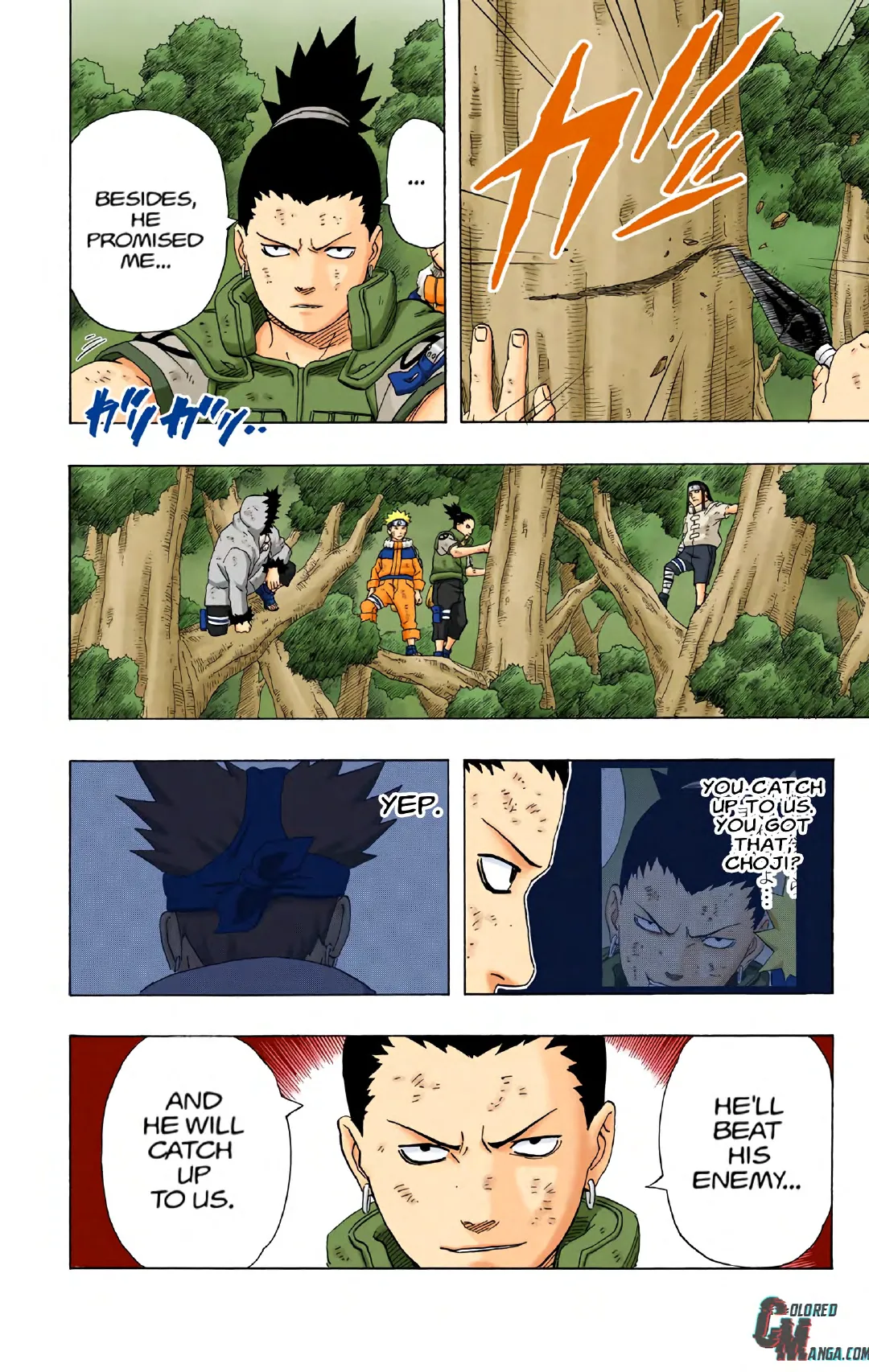 Naruto color volume 21 page 185