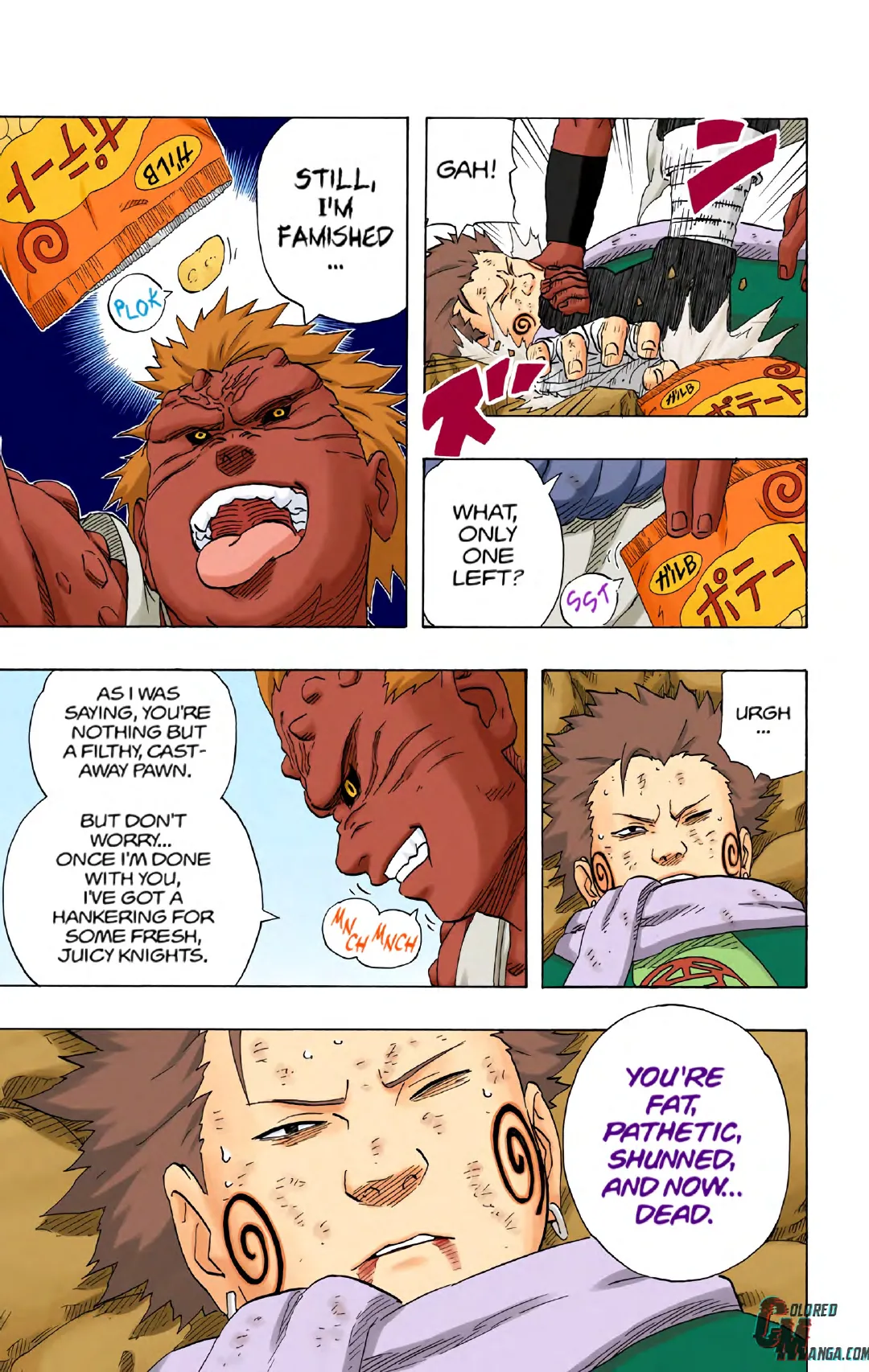 Naruto color volume 21 page 188