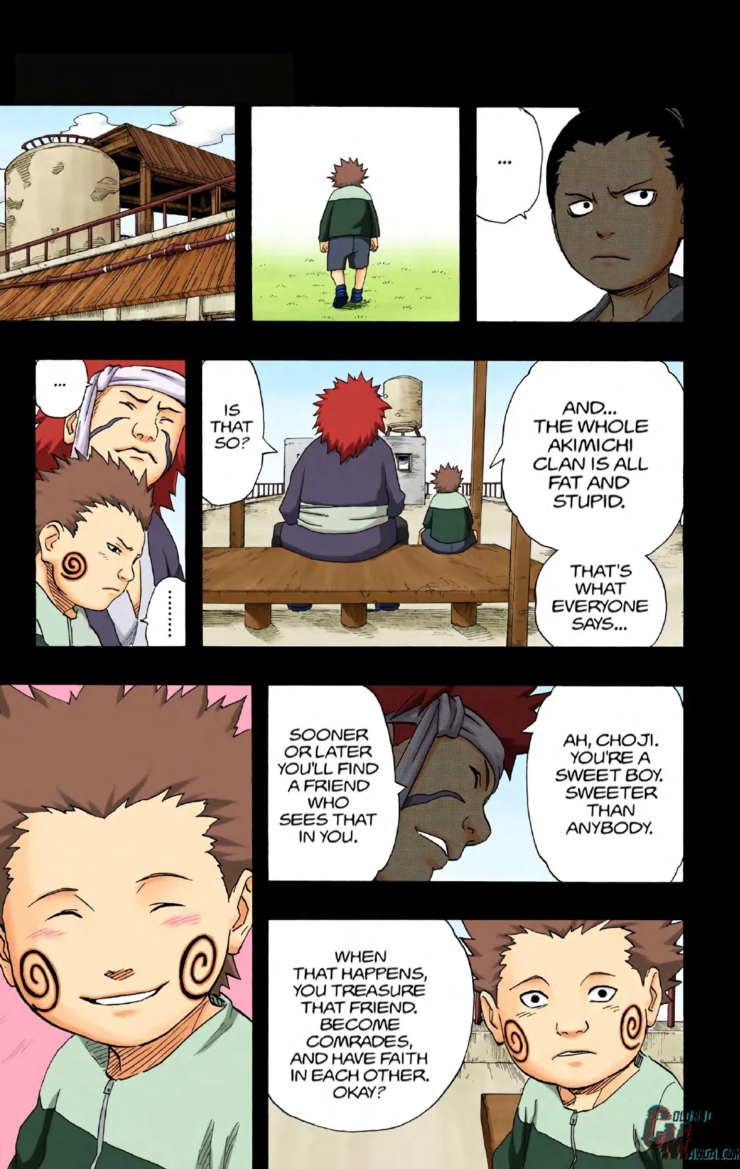 Naruto color volume 21 page 190