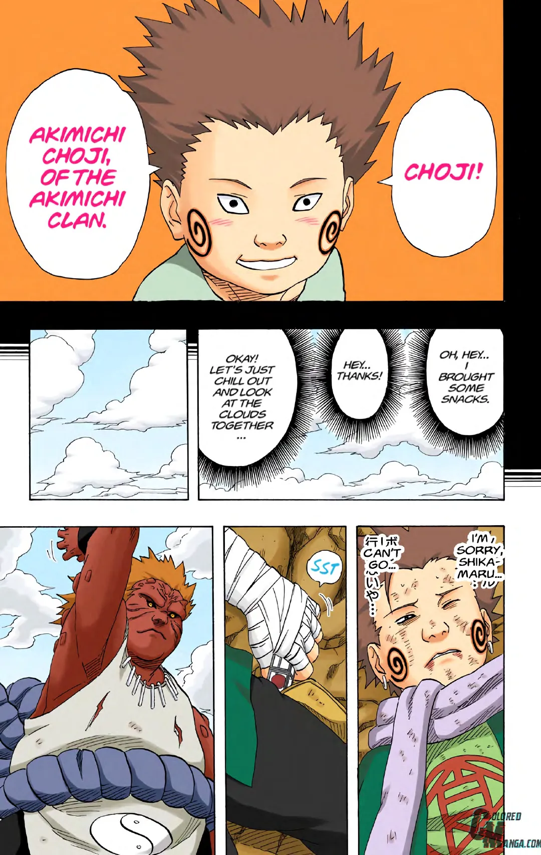 Naruto color volume 21 page 192