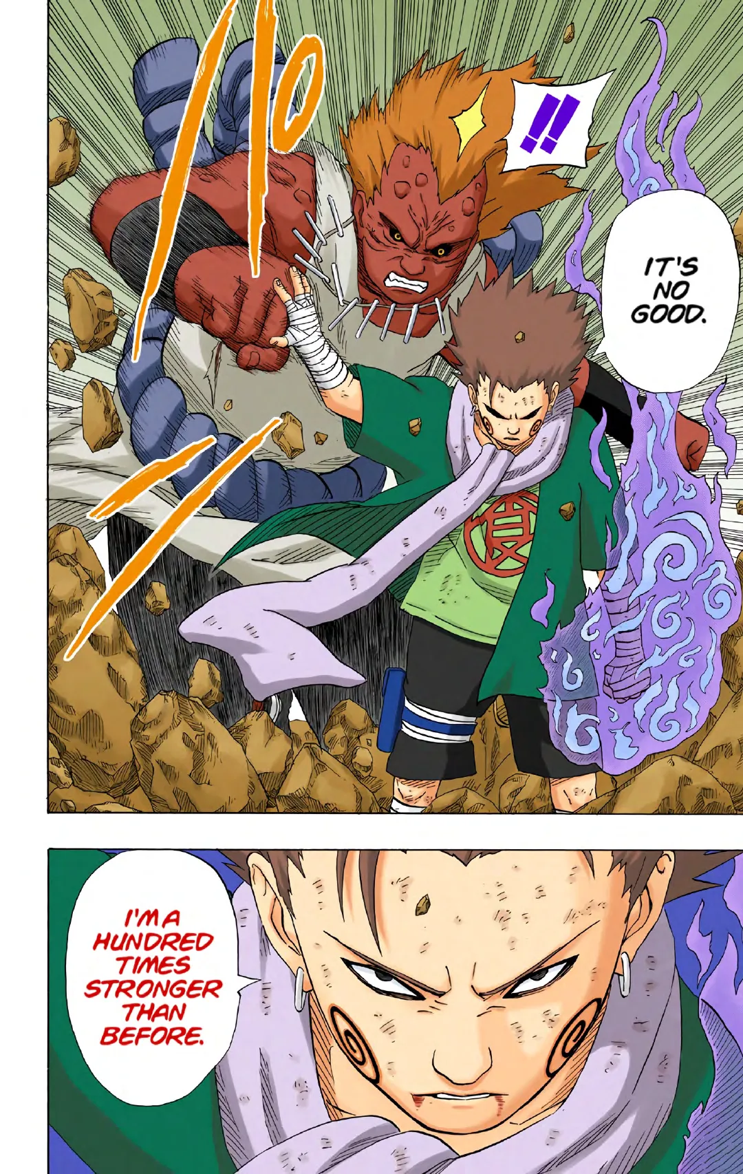 Naruto color volume 21 page 195